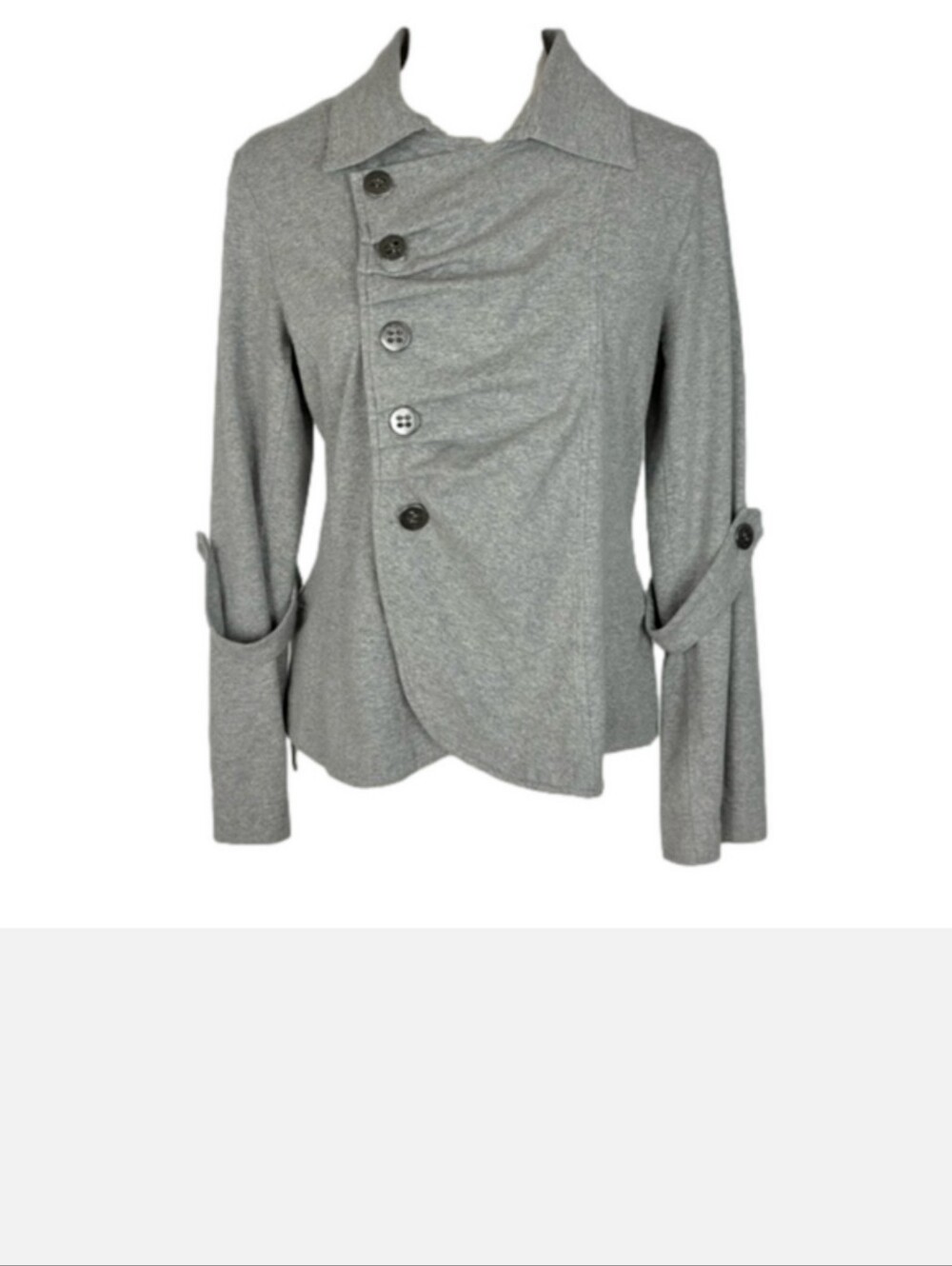 Neon Buddha grey sweatshirt cardigan